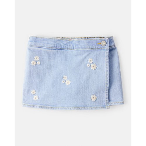 Toddler Girl Embroidered Denim Skort - Blue - OshKosh | Carter's