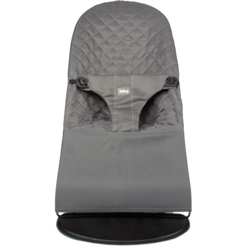 Fabric seat for Bouncer Belltop Compatible with Babyjörn Bouncer (Cover, seat): Balance, Soft & Bliss. Cover for Baby Bouncer. Baby seat for Hammock: Ergonomic fit. Hypoallergenic Poly Cotton - Grey