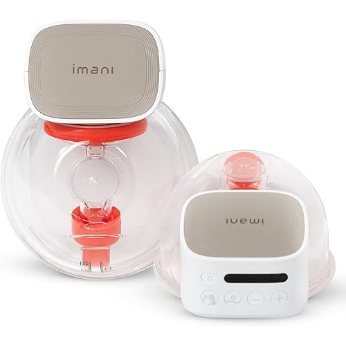 Legendairy Milk Wearable Breast Pump Hands-Free Electric Imani i2 Plus - Portable Leakproof Design, 2 Modes 10 Levels - 25mm Flange & 21mm Insert, 7oz per Cup - LCD Display Timer Auto Shut Off, 2 Pack