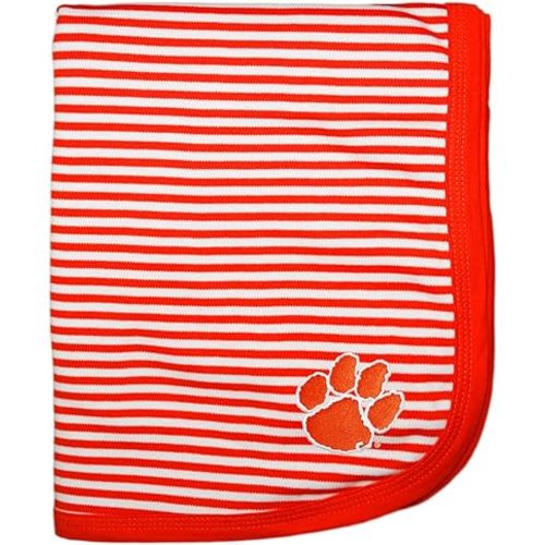 Creative Knitwear Clemson Tigers Striped Baby and Toddler Blanket