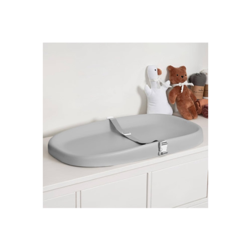 Papablic Wipeable Baby Changing Pad with Removable Safety Strap, Easy to Clean & Non-Slip Waterproof, Changing Pad for Dresser,Bed