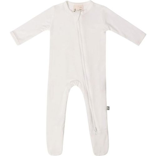 Kyte Baby Soft Bamboo Rayon Footies, Zipper Closure, 0-24 Months - Cloud - Newborn