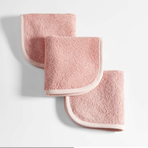 Nachi Organic Pink Washcloths, Set of 3