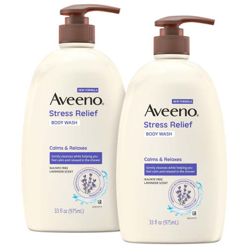 Aveeno Stress Relief Body Wash, 33 fl. oz., 2 pk.