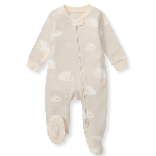 Good Night Sky Organic Cotton Sleep and Play Ice Flow