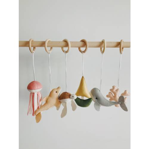 Baby play gym ocean , baby gym hanging toys