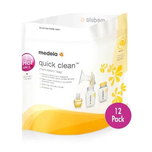 Medela Quick Clean Micro-steam Sanitizing Bags - 12ct
