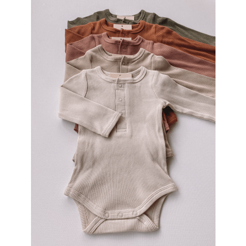 long sleeve ribbed bodysuits