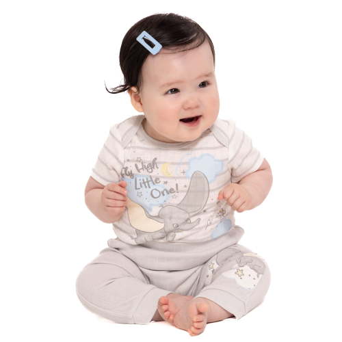 Disney Baby Wishes and Dreams Character Baby Layette Newborn Essentials Gift Set, 4-Piece, Sizes Newborn-12 Months