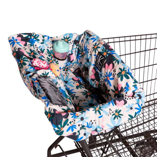 Disney Baby by J.L. Childress Shopping Cart and High Chair Cover, Minnie Mouse Multi-Color