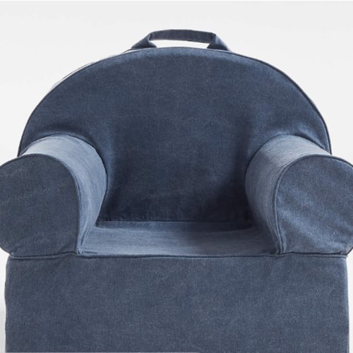 Large Dark Indigo Kids Lounge Nod Chair