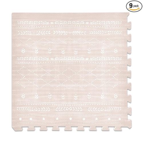 Lillefolk Baby Play Mat for Floor – 6x6ft Dusk | Soft Non Toxic Premium EVA Foam Tiles for Tummy Time, Crawling & Playroom – Waterproof Interlocking Floor Mat for Babies & Toddlers (9 Tiles)