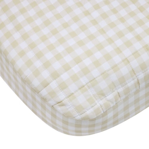Fitted Change Mat Cover, Gingham - Anko