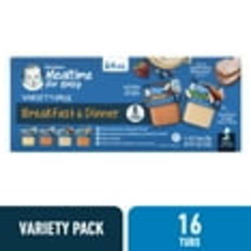 Gerber 2nd Foods Breakfast & Dinner Puree Classics Baby Food, Variety Pack, 4 oz Tub (16 Pack)