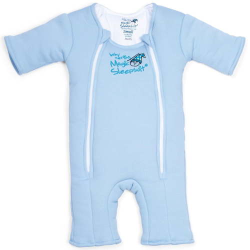 Baby Merlin's Magic Sleepsuit - Swaddle Transition Product - Cotton-Blue- 3-6 Months - Unisex