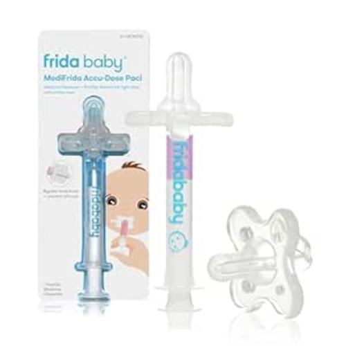 Frida Baby Medicine Pacifier Syringe, Accu-Dose Paci, Medi Frida Dispenser for Mess & Fuss Free Use, Made in USA