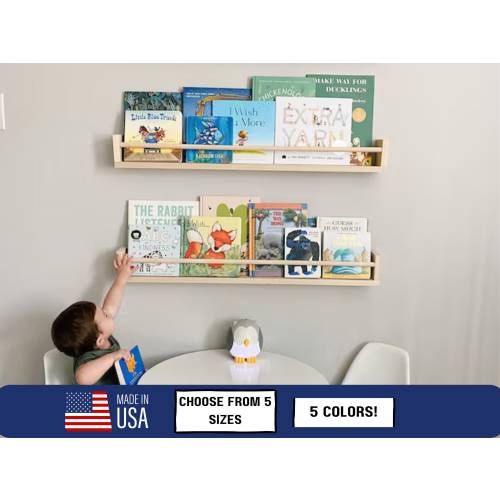 Nursery Bookshelf Nursery Shelves Children's Bookshelves Floating Shelves Bookshelves Kid's Bookshelf Nursery Decor Nursery Shelf Decor