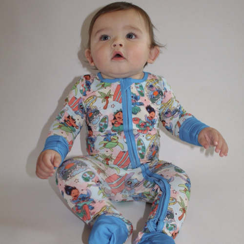 Surfside Stitch Bamboo Sleeper – JHETTY BABY