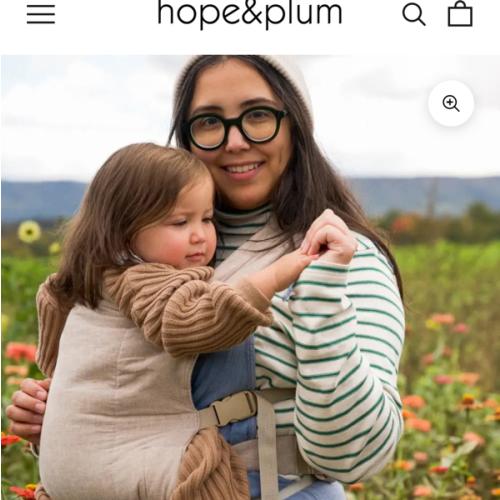 Tan Buckle Baby Carrier | Ergonomic Soft Structured Carrier