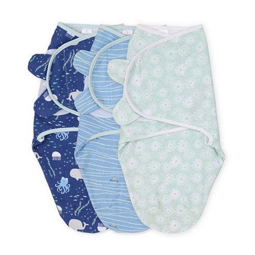 The Peanutshell Under The Sea 3-Pack Swaddles — buybuy BABY