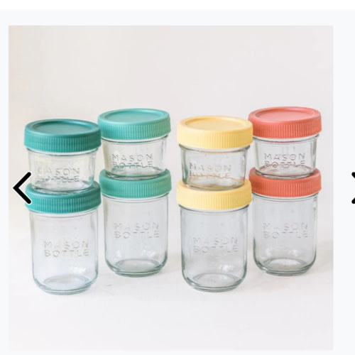 Breastmilk Storage Jar Set – Mason Bottle