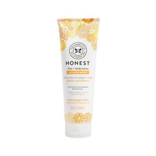 Honest 8.5 oz. Face + Body Lotion Deeply Nourishing in Sweet Orange Vanilla