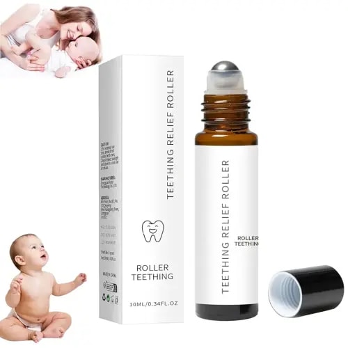 A Thousand Roses Teething Roller Oil, A Thousand Roses Teething Oil, Teething Roller All Natural (1)