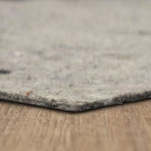Mohawk Home 5' x 7' 1/4 Rug Pad 100% Felt Protective Cushion, Premium Comfort Underfoot – Safe for All Floors