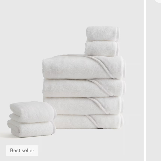 Organic Turkish Cotton Baby Bath Bundle 8-Pack in White