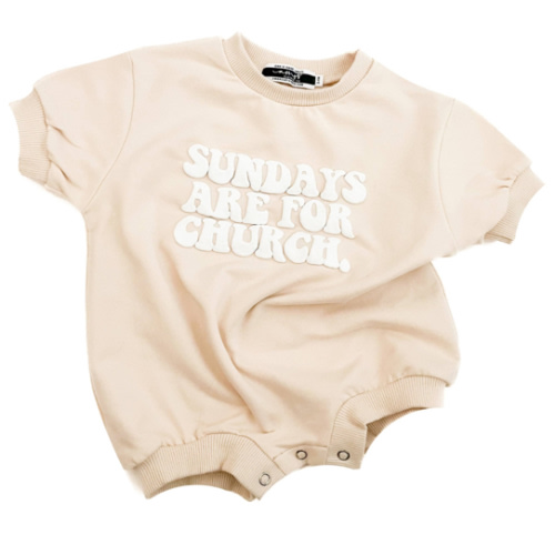 Sundays Are For Church Bubble Jumpsuit