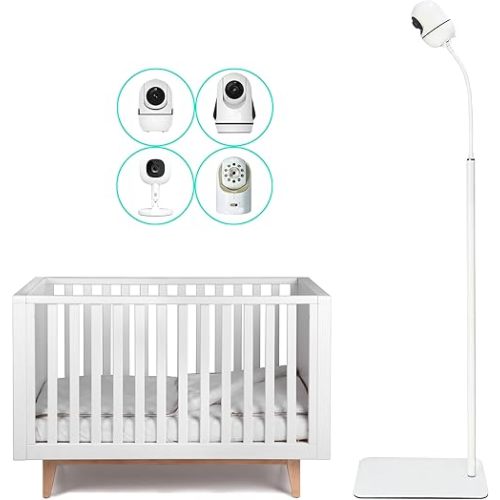 GUCHO Baby Monitor Mount Floor Stand Holder Compatible with Hellobaby HB6550/HB65/HB6339/HB40/HB6081/HB66/HB6351,Infant Optics DXR-8/8 Pro,Nanit,OKAIDI,Universal Flex Stand Baby Camera Mount