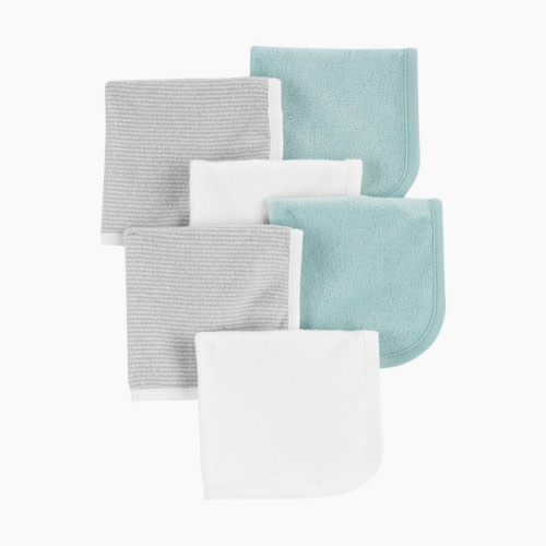 Carter's Wash Cloths (6 Pack) - Mint