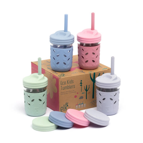 8oz Glass Mason Jar Drinking Tumblers + Food Storage