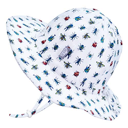 JAN & JUL Adjustable Cotton Floppy Sun Hat with 50+ UPF Protection for Boys
