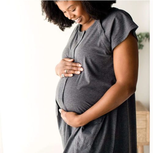 Universal Labor & Delivery Gown | Grey Heather