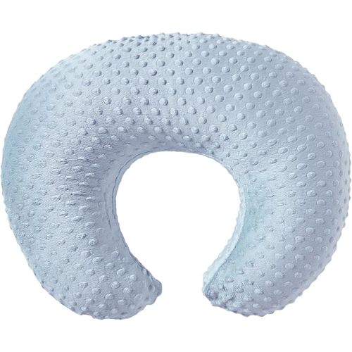 ESEN Baby Nursing Pillow and Body Positioner for Breast Feeding and Bottle Feeding, Ultra Soft Baby Breastfeeding Pillows with Removable Nursing Pillow Cover for More Support for Mom and Baby (Blue)