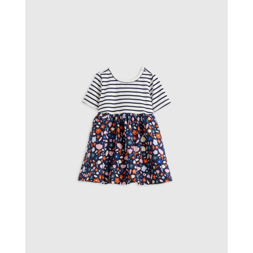 Organic Cotton Skater Dress - Baby Girl