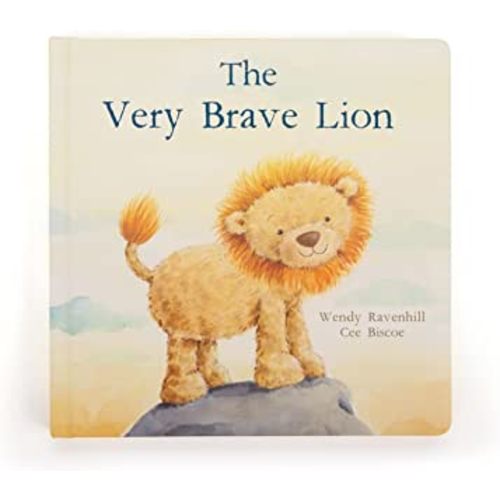 Jellycat The Very Brave Lion: A Baby Board Book Children's Book | Baby Gift