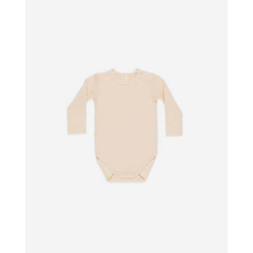 Waffle Long Sleeve Bodysuit || Antique