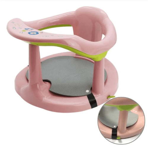 Freecat Baby Bath Supper with Suction Cups.(Pink)