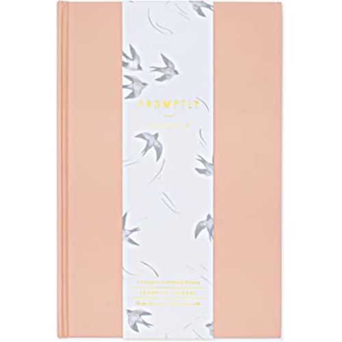 Promptly Journals, A Complete Childhood History: From Pregnancy to 18 Years Old (Country Peach, Orange, Linen) | Baby Book and Pregnancy Journal | Baby Memory Book