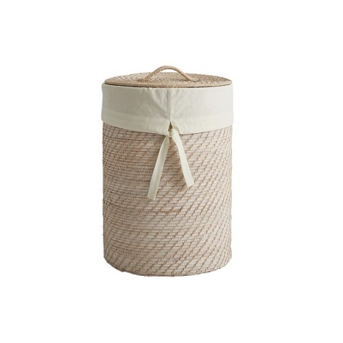 Quinn Hamper Liner Ivory | Pottery Barn Kids