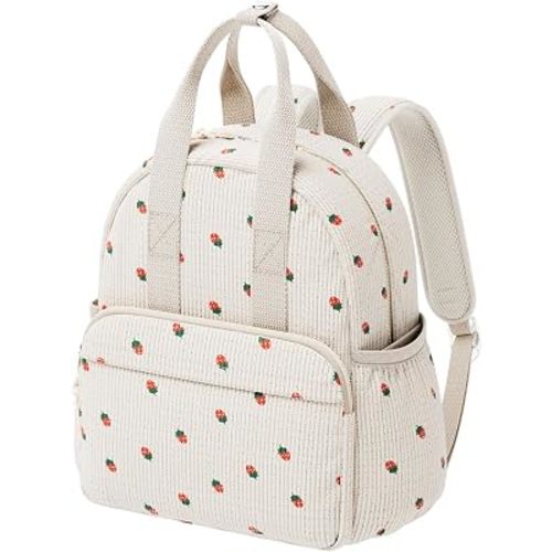 Corduroy Toddler Backpack for Preschool Boys Girls Ages 2-4