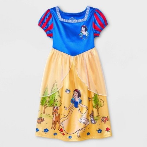 Toddler Girls' Disney Princess Snow White NightGown Pajama - Blue, Size: 4T