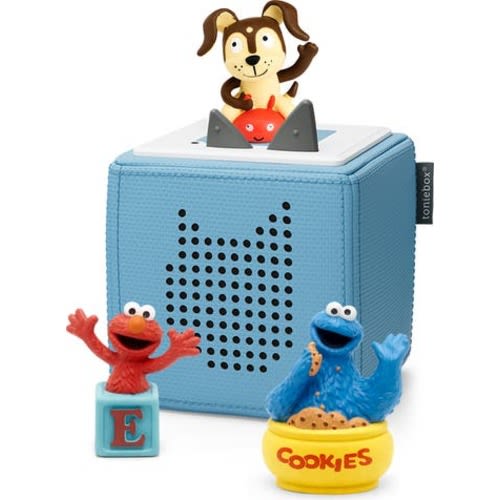Sesame Street® Toniebox Playtime Puppy Starter Set & Elmo & Cookie Monster Audio Character Bundle