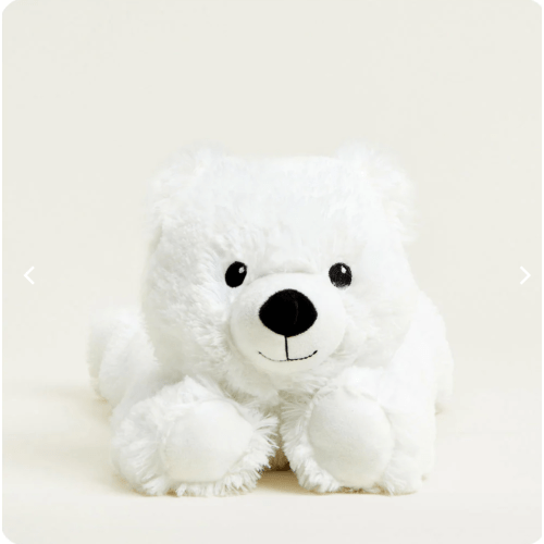 Microwavable White Bear Warmies | Warmies USA