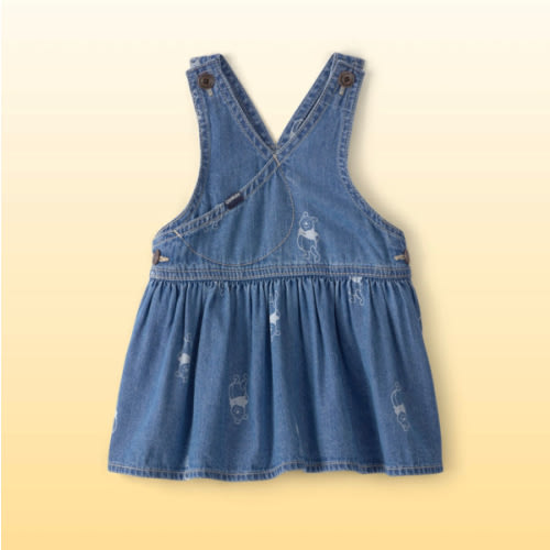 Baby Girl Disney© Winnie the Pooh Denim Wrap Skirtall - Medium Wash - OshKosh B'gosh | Carter's