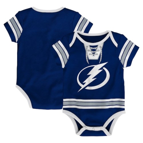 Infant Tampa Bay Lightning Blue Hockey Jersey Bodysuit