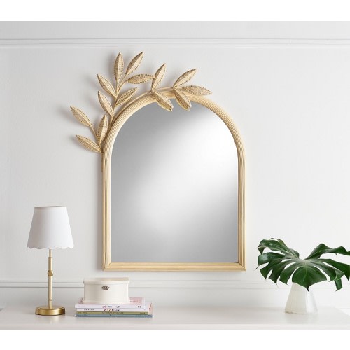 Lilly Pulitzer Rattan Palm Tree Mirror (37" x 30")