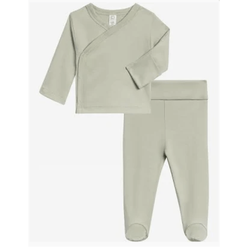 Riley 2 Piece Kimono Wrap Top and Pant Set